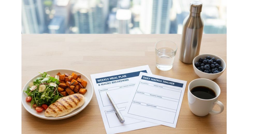 Calorie deficit meal plan for women Brisbane — 45 Dark Blue Fitness