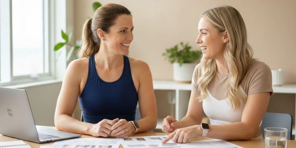 Angela Vella 1:1 weight loss coaching session Brisbane women