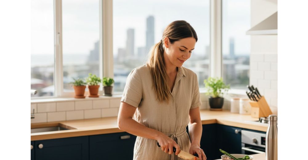 Women-specific calorie deficit coaching Brisbane — 45 Dark Blue Fitness